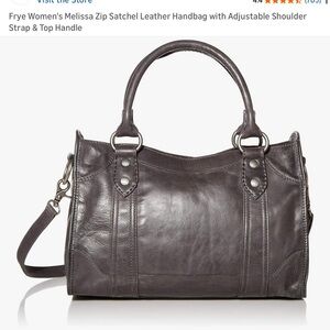 Frye Women's Leather Satchel Handbag - Gray